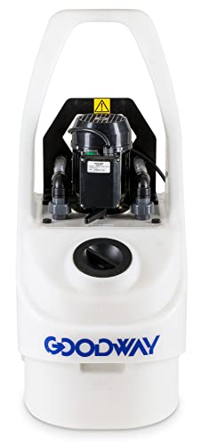 Goodway GDS-C92-FWF Portable Scale Removal System with Flow Reversal and fresh water flush for Large Heat Exchangers, 115V
