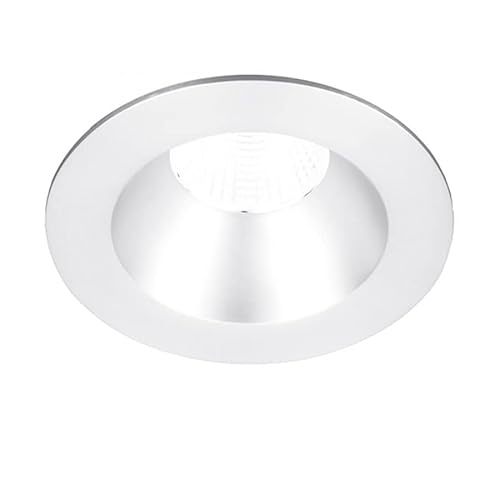 WAC Lighting R3BRD-NWD-WT Oculux 3.5" Round Open Reflector Dim to Warm Light Engine Trim & LED, Narrow Beam 27°, White