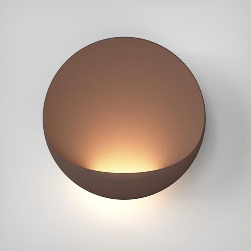 Hyunbae LED Wall Sconce, 8'' Outdoor Round LED Lamp Modern Exterior Lights Fixture,Outdoor Porch Lights for House,Patio,Outdoor Wall Lighting 3000K Warm White Wall Mount Light Fixture Dimmable