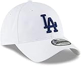 New Era MLB Core Classic 9TWENTY Adjustable Hat Cap One Size Fits All (Los Angeles Dodgers White)