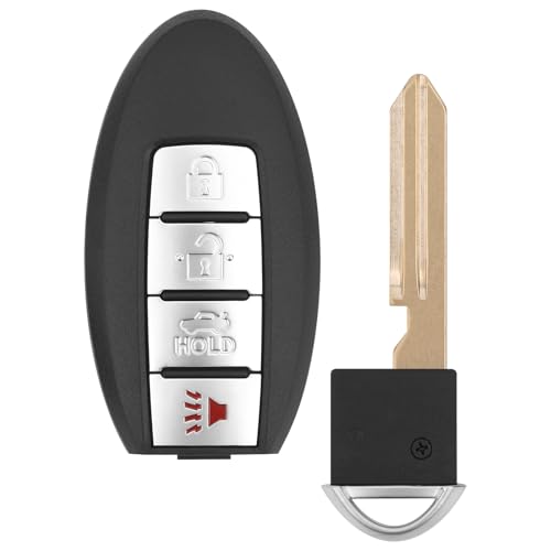 Vurkcy Key Fob Replacement for 2007-2012 Nissan Altima/ 09-14 Maxima & Murano/ 09-12 Infiniti FX35/ 08-13 G37/ 09-13 FX50/ 14-16 Q60 QX70/ 11-12 G25/ 07-08 G35, KR55WK48903 KR55WK49622,4 Buttons