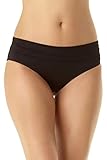 Anne Cole - Convertible High Waist Shirred Swim Bottom Black