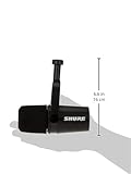 Shure MV7X Microphone - XLR Only Pro Quality Dynamic Mic for Podcasting & Vocal Recording, Voice-Isolating Technology, All Metal Construction, Mic Stand Compatible, Optimized Frequency - Black