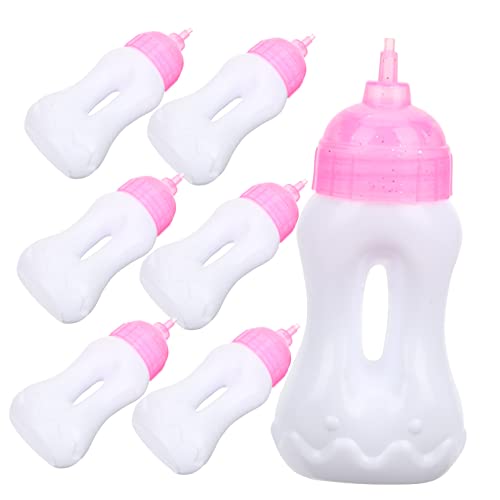 Kisangel Fake Feeding Bottles Baby Bottles 10pcs Feeding Bottle Rayan Toys for Kids Fake Feeding Bottles Mini Bottle Pp Baby Child Baby Doll Feeding Bottles Doll Bottles Baby Toys