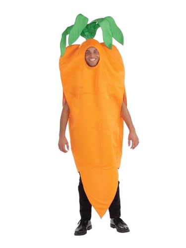 Forum Novelties Costume Carrot Adult Sized, Orange, Standard US