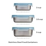 Hydro Flask Food Container Bundle Rain - Includes 2, 3.5, and 5 Cup Containers