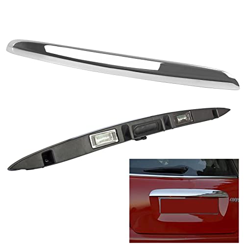 DOCAS Rear Trunk Hatch Handle with Lamp,Tailgate Trim Lid Trunk Liftgate Pull Handle Compatible with 2005-2015 Mini Cooper Cooper S R56 R57 R58 Backhatch Release Handle 51132753603