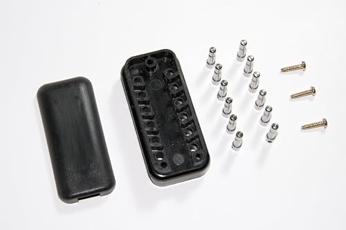 Generic 12 Pin Male Pole Electrical Connector-Compatible with Mercedes Benz-A 0005453728, black