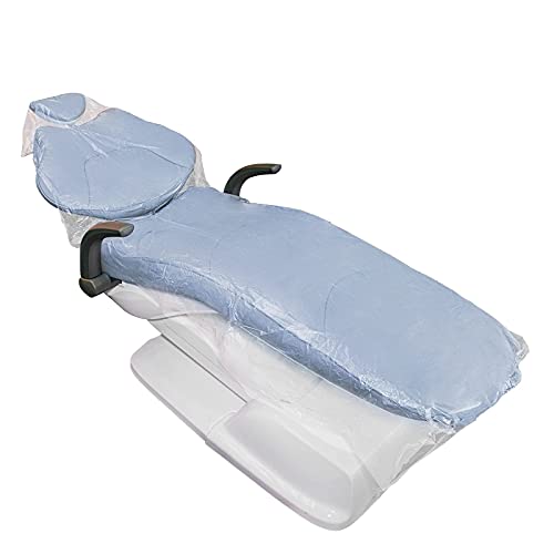 JMU 125PCS Dental Full Chair Cover, 29" x 80" Disposable Clear Plastic Sleeve Protector