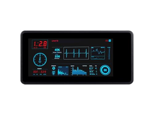 Waveshare ESP32-S3 1.91inch AMOLED Display Development Board, 240×536, 32-bit LX7 Dual-core Processor, Up to 240MHz Frequency, with Touch Function, with Pre-Solder Header
