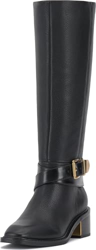 Vince Camuto Women's Gini Knee High Boot, Black, 8.5