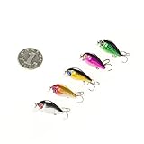 Fishing Lures - 5PCS 3cm 1.6g Mini Crazy Wobble Crankbait Hard Crank Bait Tackle Artificial Fishing Lure Swimbait Fish Japan Wobbler