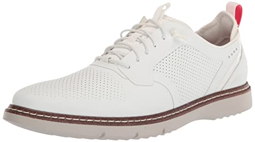 Stacy Adams Men's Synchro Elastic Lace Oxford, White, 13
