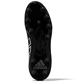 adidas Men's Adizero Electric.2 American Football Sneaker, Black/White/Black, 10.5