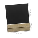 FUNOMOCYA 10PCS Double Sided Wooden Chalkboard Signs for Tabletop Display Blackboards for Weddings Parties Events and Menu Pricing Portable Message Boards