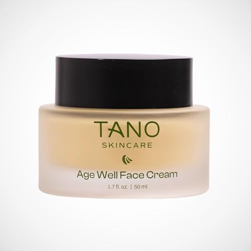 Tano Age Well Face Cream – Retinol Alternative with Banana Sap, Hyaluronic Acid, Vitamin C – Reduces Wrinkles, Firms Skin, Boosts Collagen – Fragrance Free, EU Clean, 1.7oz