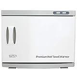 ForPro Professional Collection Premium Hot Towel Warmer, 23L Extra Large Capacity, Two Stainless Steel Racks, White