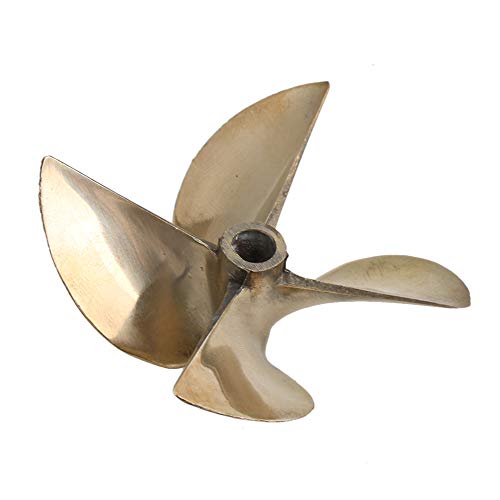 Mxfans 4 Leaves Dia 67mm P1.7 RC Boat Aluminum Alloy Propeller with 1/4" Shaft