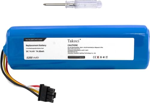 GIKYSUIZ 6800mAh Replacement Battery for Xiaomi Dreame D9 Dreame F9 Cleaner Dreame L10 Pro Mi Robo Mijia 1C Mijia 1S Mijia 1T Mijia S50 Mijia S51 Millet Sweeper 1C
