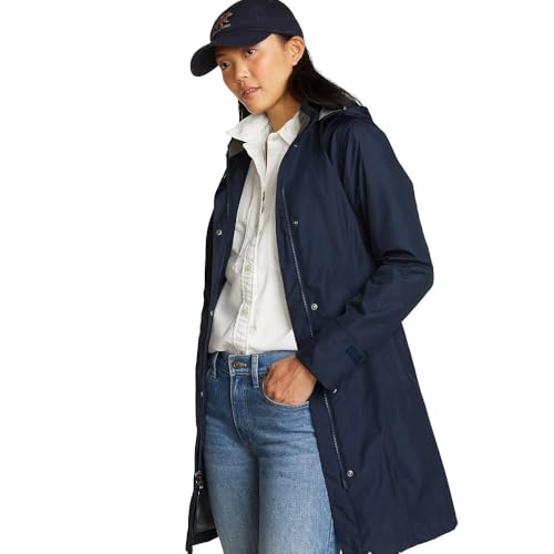 Eddie Bauer Women's Girl on the Go Trench Coat, Twilight, Large