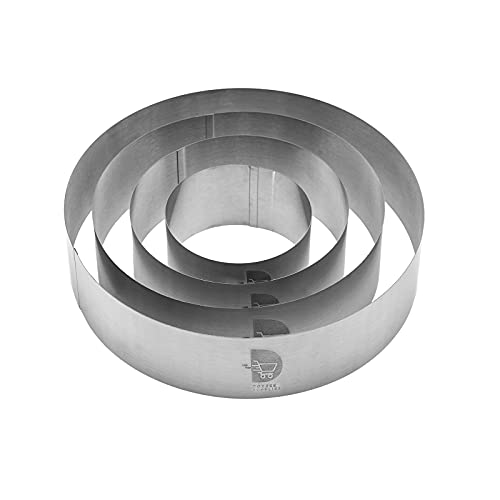 Cake Ring Set, Cake Mold Set, Pastry Ring, Mousse Ring, Ring Mold for Baking-4/6/8/10 Inch