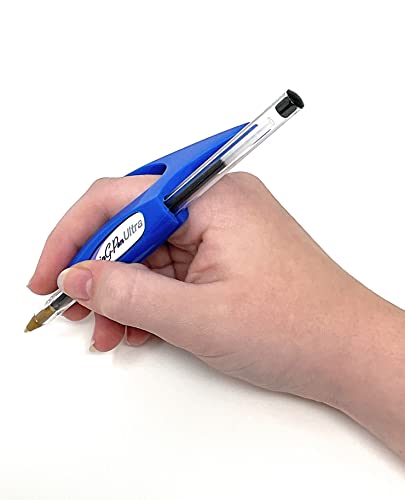 Ring-pen Ultra Grip Support for Writing and Art Tools (Medium Blue, Royal Blue)