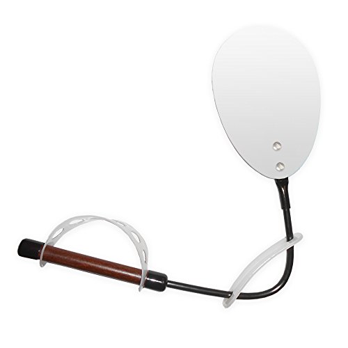 Rehabilitation Advantage Magnified Oval Flexible Inspection Mirror