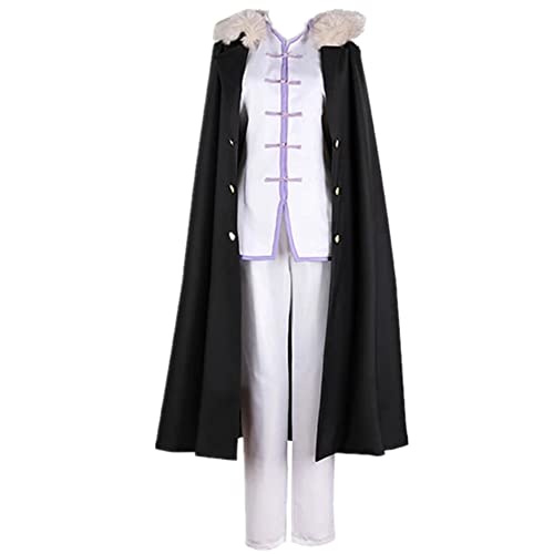 Echunchan Bungo Stray Dogs Fyodor. D Dostoevsky Cosplay Costume Men Women Halloween Party Outfit (XL, Female)