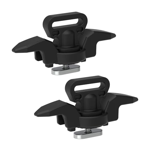 EDSRDPLT 2PCS Kayak Line Cleat with Tie Down for Kayak Track Mount, Kayak Accessories, Kayak Anchor Cleat Mount