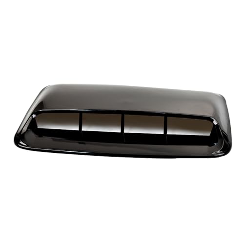 Car Air Flow Decorative,hood air vents for car,Intake Hood Scoop Turbo Bonnet Vent Cover,More sticky (Black)