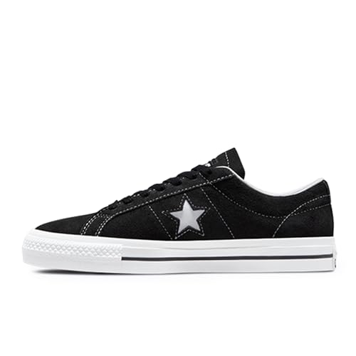Converse Men's One Star Pro Ox, Black/Black/White, Size 10