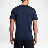 Nike Mens Team Legend Short Sleeve Crew T-Shirt (Large, College Navy)