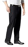 Dockers Men's Classic Fit Signature Khaki Lux Cotton Stretch Pants (Regular and Big & Tall), Black, 34W x 32L