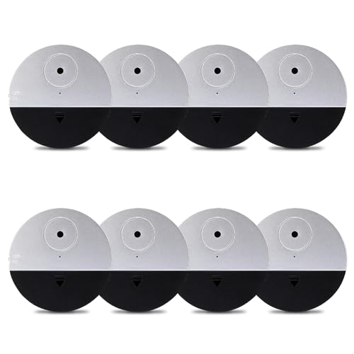 Window Vibration Alarm, 125DB Loud Glass Break Sensor for Home Security, Easy to Install Burglar Alarm for Indoor Home, Office, Store, RV, 8 Pack