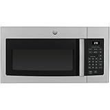 GE JVM3160RFSS 1.6 Cu. Ft. Over-the-Range Microwave Oven Stainless Steel Bundle with 2 YR CPS Enhanced Protection Pack