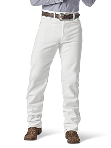 Wrangler mens 13mwz Cowboy Cut Original Fit jeans, White, 38W x 32L US