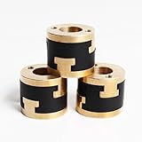 3pcs Brass V-core 3.1 Bi-Material Lead Screw Decoupler 3D Printer Z Axis Lead Screw Decoupler Oldham Coupling Flexible Shaft