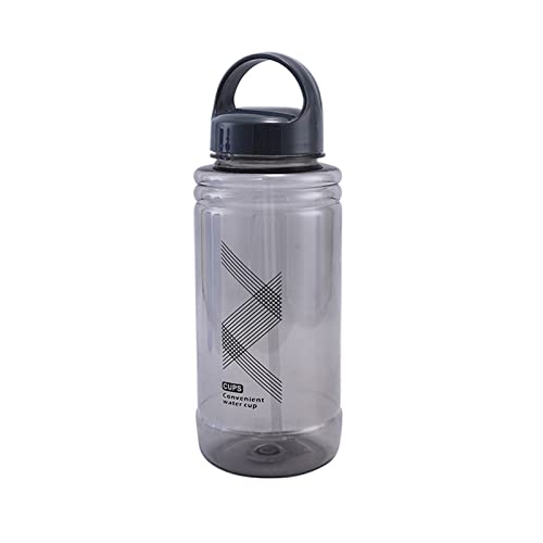 HGIYA Mens Space Cup Straw Water Bottle For Women Large Capacity Leakproof Explosion-Proof Outdoor Portable Plastic Bottle