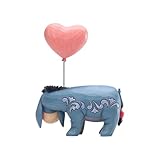 Enesco Disney Traditions Collection by Jim Shore Winnie The Pooh Eeyore with Heart Balloon Figurine- Resin Hand Crafted Painted Collectible Disney Figurines Decorative Home Decor Statue, 7.9 Inch