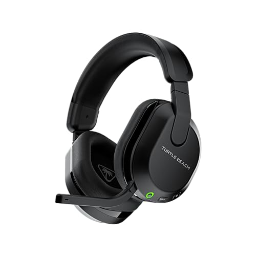Turtle Beach Stealth 600 Wireless Multiplatform Amplified Gaming Headset for PC, PS5, PS4, & Mobile – Bluetooth, 80-Hr Battery, Noise-Cancelling Flip-to-Mute Mic, Waves 3D Audio –Black
