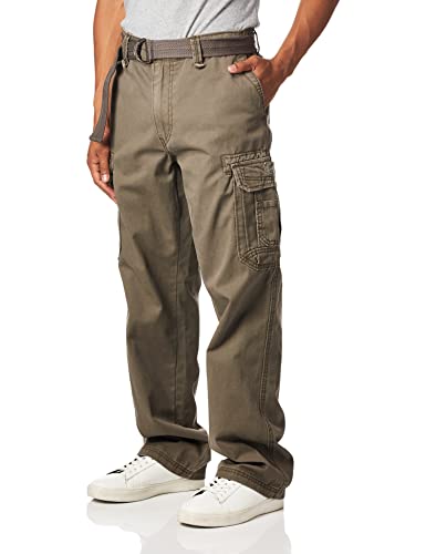 UNIONBAY mens Survivor Iv Relaxed Fit Cargo - Reg and Big Tall Sizes Casual Pants, Saddle, 36W x 30L US