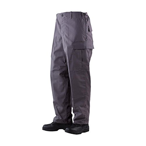 Tru-Spec Classic BDU Tactical Pants for Men - GSA/TAA Compliant BDU Pants with Cargo Pockets, Reinforced Seat and Knees, Adjustable Waist & Legs, Charcoal - 5XL