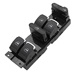 Power Window Control Switch Rearview Mirror Button Window Lifter Switch Compatible for VW Jetta Golf GTI MK4 Passat B5 1998-2005 3BD959857