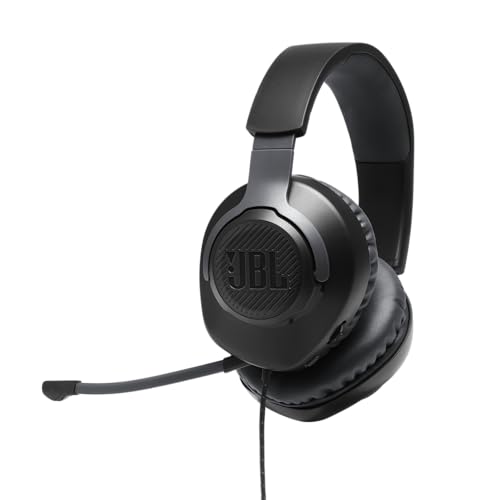 JBL Quantum 100 - Wired Over-Ear Gaming Headphones - Black, Large