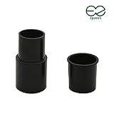 EZ SPARES 35mm to32mm & 32mm to35mm Vacuum Hose, Adapter Kit Compatible with Normal round interface Vacuum Cleaner Plastic Adaptor(2Pcs)