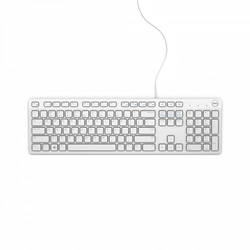 DELL KB216 teclado USB AZERTY Francés White