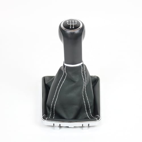 Generic 5 Speed Manual Gear Shift Lever Stick Knob Gear Shift Knob with Black Boot for VAUXHALL OPEL ASTRA H 2004 2005 2006 2007 2008 2009 2010