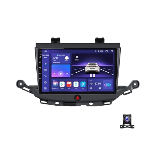 Double Din Car Stereo Multimedia Radio for Opel Astra K/Buick Verano 2016~2020 9 Inch Touchscreen with Navigation MP5 Player, DSP RDS FM Car Radio with Carplay/Android Auto,8 core m400s 4g+64g