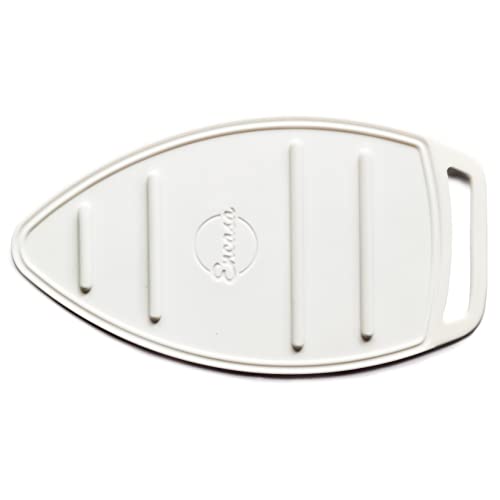 Encasa Homes Silicon Mat for Hot Iron Rest - Heat Resistant, Anti - Slip, Thicker Pad for Protecting Your Table During Ironing, Non-Burning, Machine Washable, Durable - White