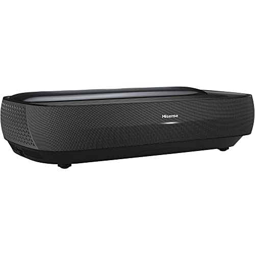 Hisense 100L9G-CINE100A 4K UHD Laser TV, Triple-Laser UST Ultra Short Throw Projector with 100" ALR Screen, 3000 Lumens, Android TV, HDR10, 40W Dolby Atmos, Built-in Alexa and Google Assistant